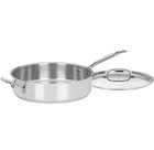 Cuisinart Chef Classic 5.5 Qt Stainless Saute Pan W/ Cover New. Price: $49.99.