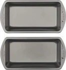 Goodcook Nonstick Loaf Pan Set 8X4 Heavy Duty Bakeware Gray New. Price: $22.99.
