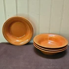 Pier 1 Stoneware Spice Route Nutmeg 8 Soup Cereal Bowls Beaded Edge Set Of 4 Used. Price: $49.87.