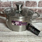 David Burke Regency 2.4QT Stainless Steel Casserole Pot Pour Spout Lid Nwt New. Price: $54.99.