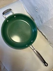 Orgreenic Skillet 12" Ceramic Non Stick Frying Pan Handles Kitchenware Used. Price: $15.00.
