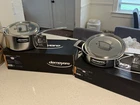 Demeyere Industry 5 Sauce Pan 22CM & Low Saute 24CM W/ Lids Set New. Price: $290.00.