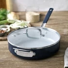 Bobby Flay Greenpan 4.5-QT Professional Nonstick Saut W/ Lid New. Price: $49.99.