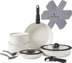 Rossetto 17PCS Pots And Pans Non Stick From France, Ceramic Cookware Wit New. Price: $89.76.