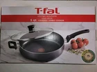 T-fal Kitchen Solutions Cookware, 5 Quart Non-stick Jumbo Cooker With Lid, Black New. Price: $23.99.