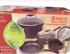 Ecolution Ceramic Nonstick Cookware Set Dishwasher Safe Pots Pans Brand New. Price: $69.99.