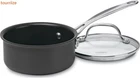 1-QUART Saucepan, Chef's Classic Nonstick Hard Anodized W/cover, 619-14 New. Price: $50.00.