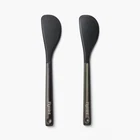 "2PK Mini Spatula Set Matte Black - Figmint : Stainless Steel Cookware Utensils New. Price: $8.00.