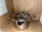 All-clad D5 Stainless Steel 4QT Sauce/soup Pan 5-PLY With Lid Induction Ready Used. Price: $199.99.