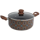 Imusa 4.8QT Talavera Aluminum Black Ceramic Dutch Oven New. Price: $38.95.