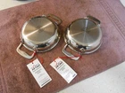 All-clad Stainless Steel 6 Mini Gratin Pans Set Of 2 New W/tags. Price: $37.95.