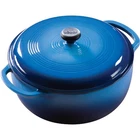 Lodge Qt. Dutch Oven, Blue EC6D33 075536462332 Cast Iron New. Price: $104.35.