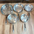 8 Piece Set Kitchenaid Stainless Steel Frying & Sauce Pans Lids Charcoal *read* Used. Price: $75.95.