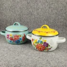 Pioneer Woman Mini Dutch Oven W/ Lid Breezy Blossom Enameled Steel 1 Qt Set Of 2 Used. Price: $19.97.