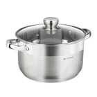 Daniks Standard 7 Quart Stainless Steel Stock Pot Glass Lid Try-ply Bottom For New. Price: $55.16.