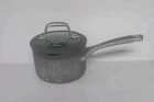 Calphalon Classic 1.5 Qt Sauce Pan Double Pour Strainer Lid Cook Quality Used. Price: $14.88.