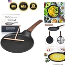 Nonstick Crepe Skillet Tawa Omelette Tortilla Pancake Griddle 11 Inch New. Price: $78.20.