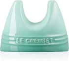 Le Creuset Stoneware Lid Stand Sage Green / Pot Holder Cooking Tool Nib. Price: $70.25.