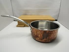 Viking 3 Ply Copper 2 Qt Saucepan No Lid! Condition Issues Read! Used. Price: $36.99.
