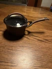 Circulon Symmetry Sauce Pan With Lid Hard Anodized Nonstick 2 Qt. Induction Used. Price: $18.00.