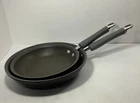 Pampered Chef 8 And 10 Titanium Anodized Non Stick Skillet Frying Pan Set Of 2 Used. Price: $59.00.