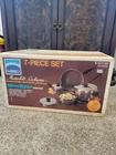 Vintage Mirro 7 Pc Cookware Set New Box Made Usa. Price: $119.99.