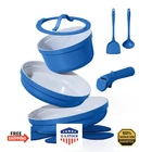 Carote 9PCS Pots And Pans Set,ceramic Cookware Sets Non Stick With Detachable New. Price: $53.43.