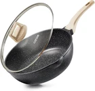 Carote 10/12/12.5 Inch Nonstick Deep Frying Pan With Lid, Jumbo Cooker Saute New. Price: $63.78.