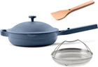 Our Place Always Pan 2.0 Blue Salt 2.6 Qt Ceramic Non Stick Steamer Basket New. Price: $99.99.