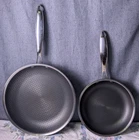 David Burke Tri-ply Stainless Steel Skillet 8" & 10" Nonstick Frying Pan 2PC Set Used. Price: $59.99.