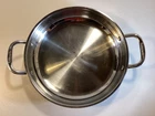 Cuisinart 12" Stainless Steel Everyday Pan 725-30D Induction Ready No Lid Used. Price: $14.99.