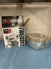 Tools Of The Trade: Stainless Steel 8 Qt. Casserole With Clear Glass Lid New. Price: $50.00.