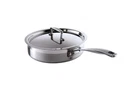 Creuset Classic Stainless Steel Round Saute Pan With Lid, 6 Qt Open Box New. Price: $157.50.
