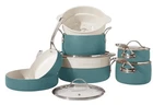 Bloomhouse 12 Piece Aluminum Pots And Pans Cookware Set W/non-toxic Ceramic New. Price: $351.69.