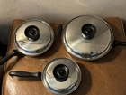 Pans W/ Lids Chefs Ware Townecraft T304 5 Ply Multi Core With Used. Price: $95.00.