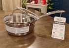 Viking 3-PLY Bonded Stainless Steel 1.5 Qt Sauce Pan With Glass Lid *new*. Price: $42.00.