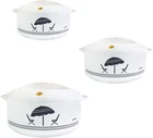 Chef Super Pcs Insulated Hot Pot Casserole Gift Set 2300ML, 784ML, 1250ML (whi New. Price: $64.80.