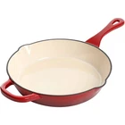 Crock-pot Enameled Cast Iron With 10-INCH Skillet, Red New. Price: $70.99.