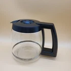 Cuisinart Coffee Pot 12 Cup Replacement Glass Carafe Black Lid Handle Used. Price: $14.99.