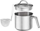 8 Cup Saucepan With Glass LID,1.5QT Multipose Small Pasta Pot New. Price: $60.62.