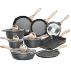 Jeetee Pots And Pans Non Stick 23PCS, Healthy Kitchen Cookware Sets, Indu... New. Price: $177.97.