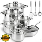 Colourcoco 15PC Cookware Set Nonstick Pots Pans Induction Oven Safe New. Price: $94.99.