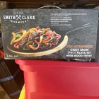 Smith Clark Ironworks Cast Fajita Set 9.5" New Open Box. Price: $15.00.