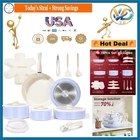 Chef Power 19-PIECE Ceramic Nonstick Pots Pans Set Detachable Handle Oven... New. Price: $113.58.