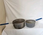 Set Of Lincoln Wear Ever Pots 3/4 Quart 8 1/2 Aluminum Used. Price: $49.99.