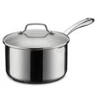 Cuisinart Classic 3.5" Stainless Steel Pour Saucepan With Straining Lid New. Price: $69.99.