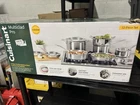 Cuisinart Multiclad Pro 12-PIECE Stainless Steel Cookware Set Triple Ply New. Price: $250.00.