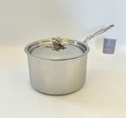 Ruffoni Opus Prima Hammered Ss 3.5QT/ Cm Saucepan W/garlic Knob Lid OPA2011Y New. Price: $399.00.