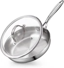 Cooks Standard Stainless Steel Frying Pan With Lid, 8-INCH Multi-ply Clad Wok... New. Price: $42.00.