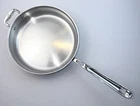 All-clad Copper Core 11 Saute Pan Chef 3 Qt Helper Handle Usa Used. Price: $149.97.